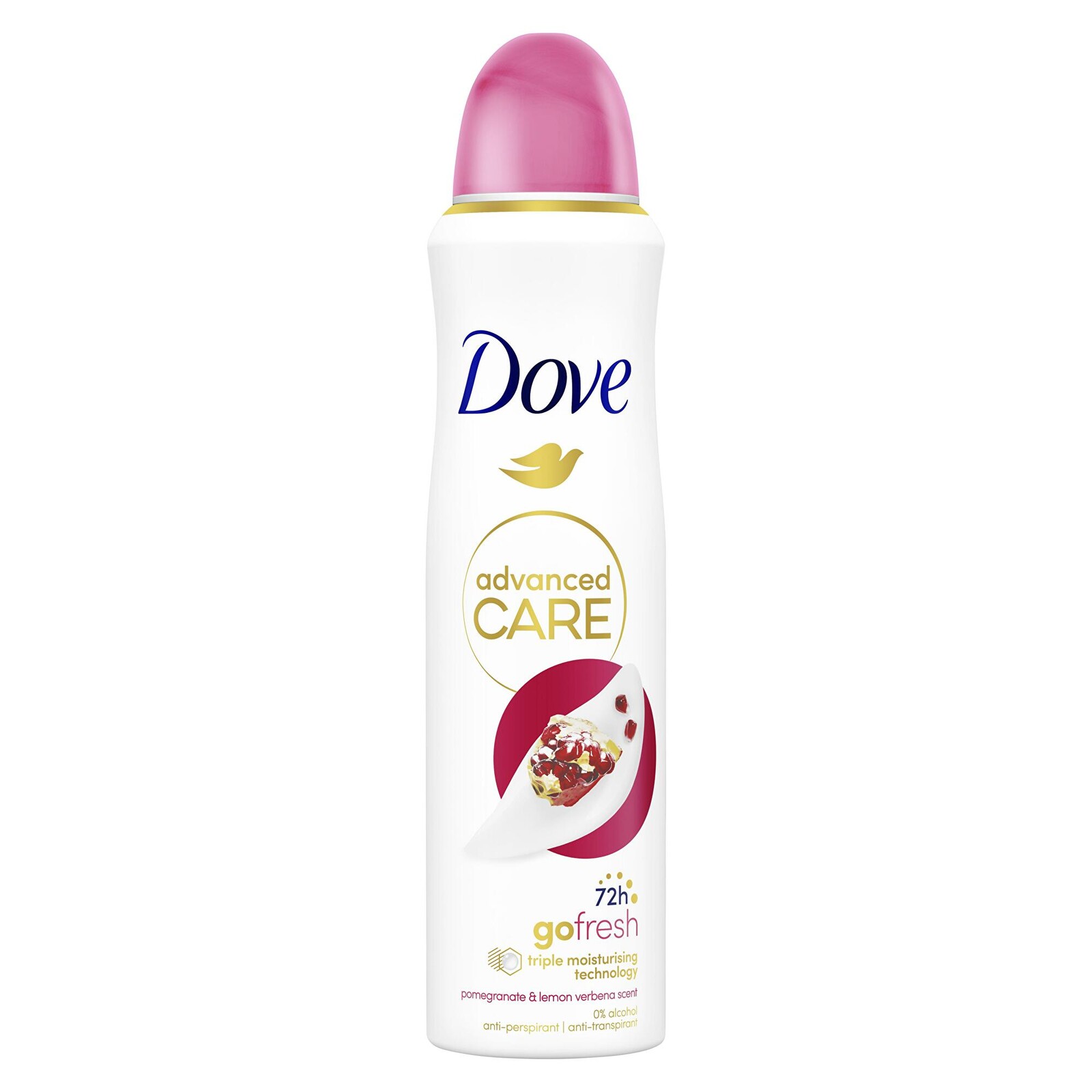 Dove Antiperspirant v spreji Advanced Care Pomegranate & Lemon Verbena (Anti-Perspirant) 150 ml