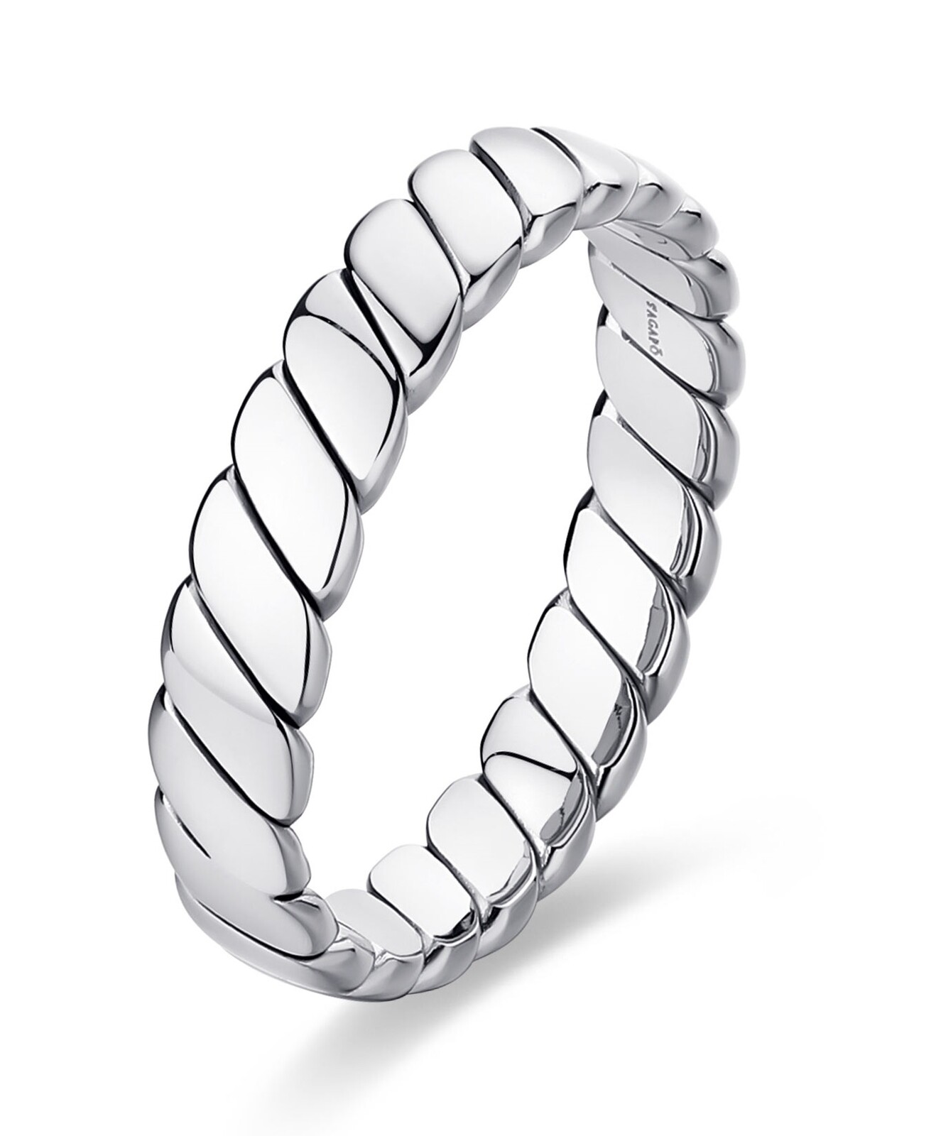 S'Agapõ Štýlový dámsky prsteň z ocele For Love SFV43 56 mm