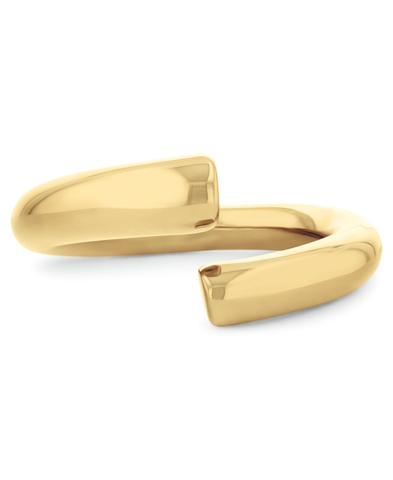 Calvin Klein Pozlátený dizajnový prsteň z ocele Spiral 35000767 54 mm