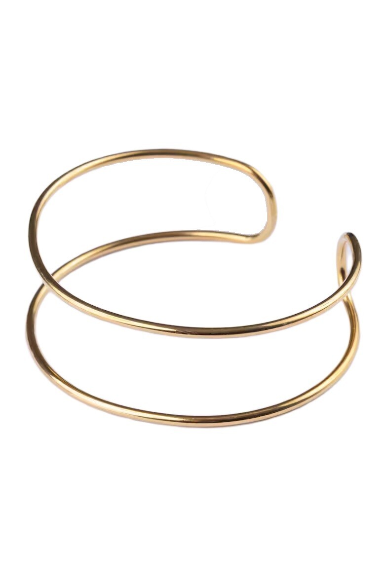 Emily Westwood Pozlátený pevný náramok Arlina EWB250336G