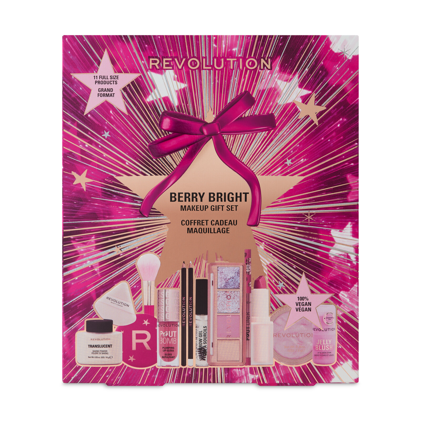 Revolution Darčeková sada Berry Bright Beauty Make-up Set