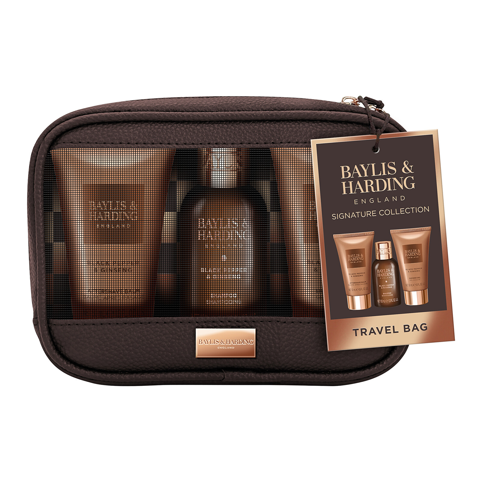 Baylis & Harding Darčeková sada Čierne korenie & Ženšen Kit 3 ks
