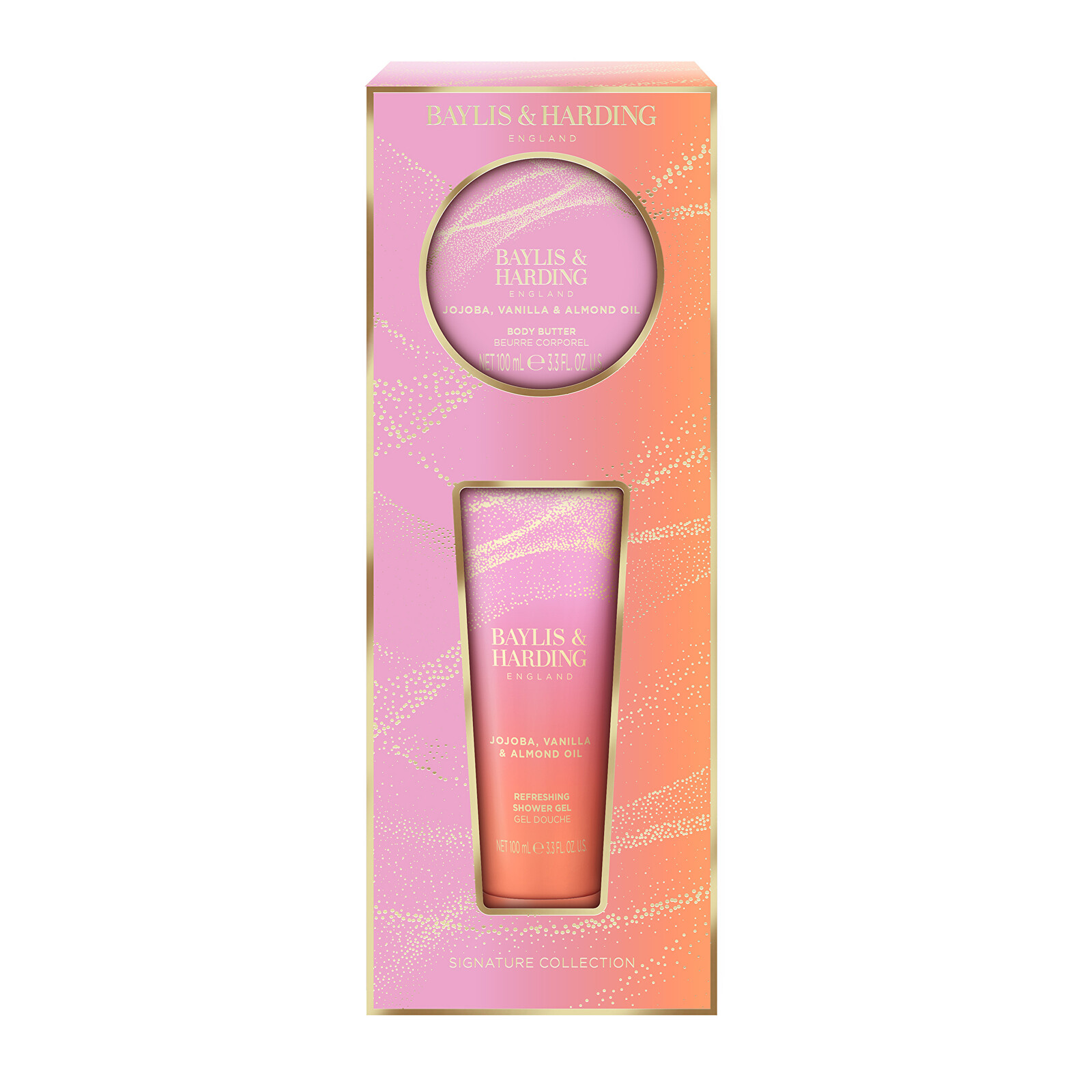 Baylis & Harding Darčeková sada Jojoba, Vanilka & Mandľový olej 2 ks