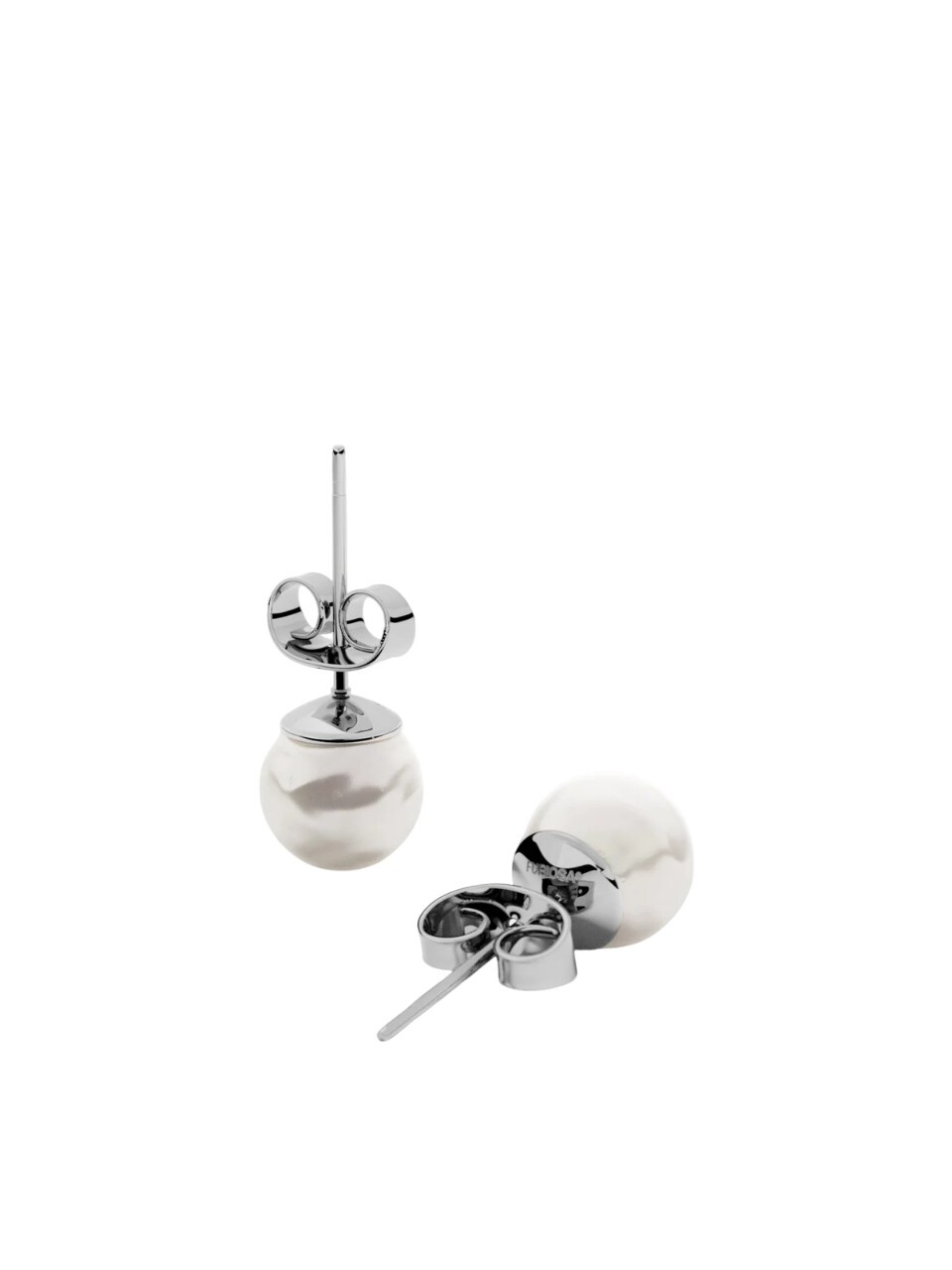 Furiosa Elegantné kôstkové náušnice Pearl Dot SE-PEARLDOT-S