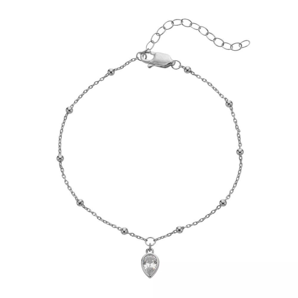 Hot Diamonds Strieborný náramok pre ženy narodené v apríli Silver Whisper SWB028