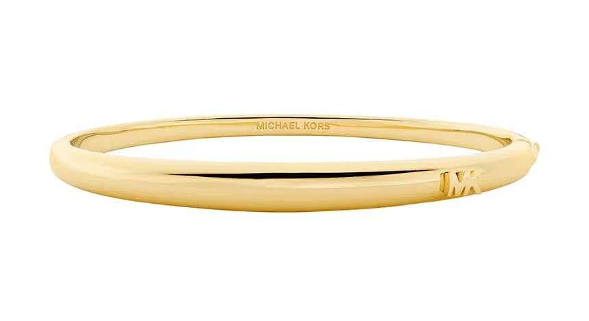 Michael Kors Pevný pozlátený náramok pre ženy Premium MKJ8540710