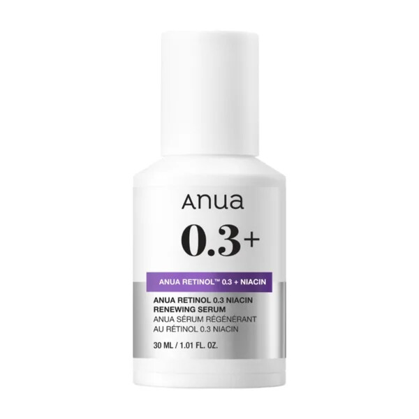 Anua Obnovujúce pleťové sérum Nano Retinol 0.3% + Niacín (Renewing Serum) 30 ml