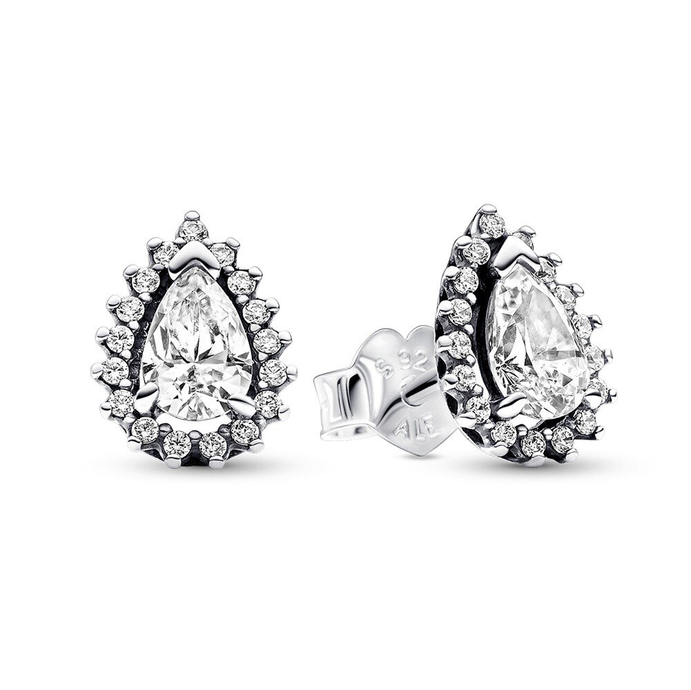 Pandora Trblietavé strieborné náušnice Kvapky Timeless 292834C01