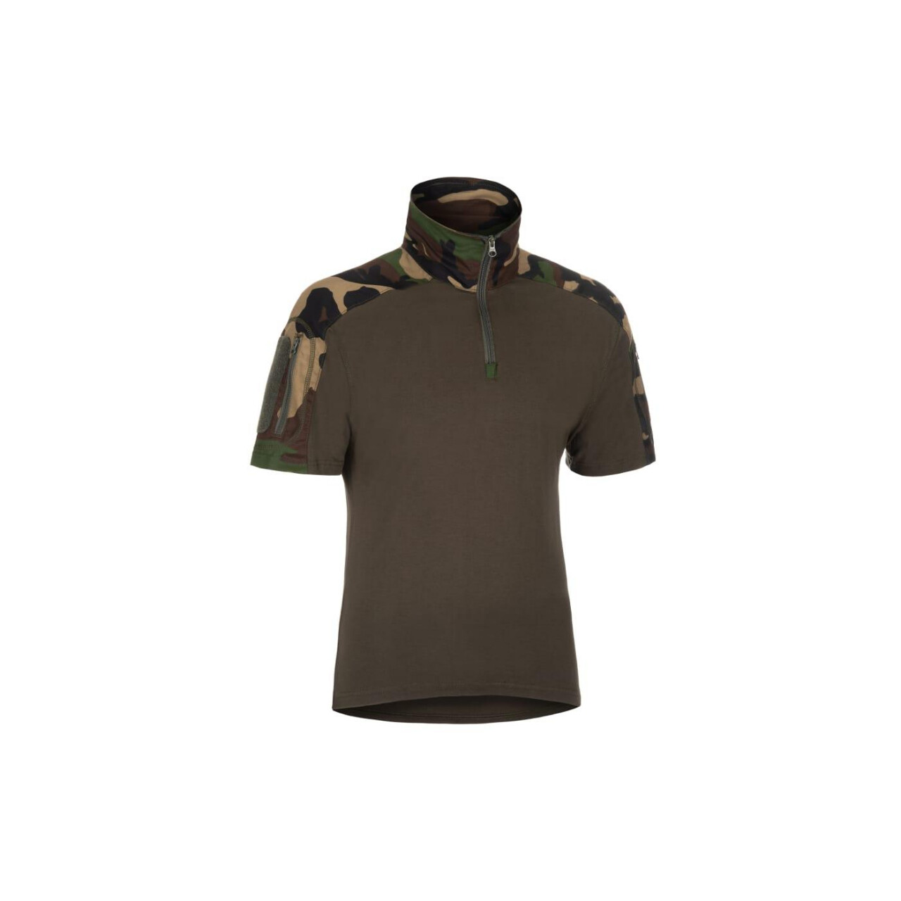 Taktická košeľa Invader Gear Combat 1/2 - woodland, S