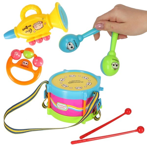 Detská súprava hudobných nástrojov pre malého hudobníka 7 prvková