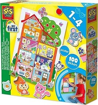 SES Môj prvý plagát s nálepkami – Dom