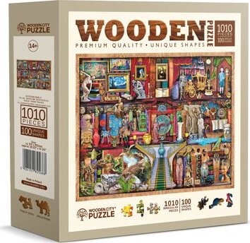WOODEN CITY drevené puzzle - Múzejná polica 1010 dielikov