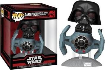 Funko Pop! Star Wars Dark Side Darth Vader with Tie Advanced x1 Starfighter