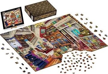 WOODEN CITY Drevené puzzle Priania v kníhkupectve 4000 dielikov