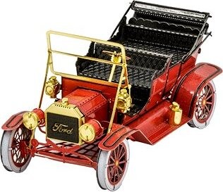 Metal Earth 3D puzzle Ford model T 1908 (červený)