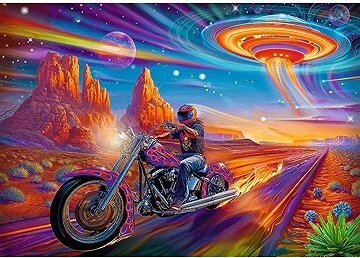 TREFL Puzzle Divoká jazda 1000 dielikov