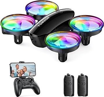 Tomzon Dron s kamerou HD, LED efektmi a jednoduchým ovládaním pre deti