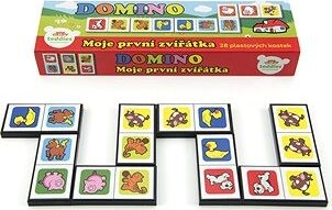 Teddies Domino Moje prvé zvieratká 28 ks spoločenská hra