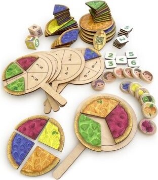 Ulanik Vzdelávacia stolová hra Zlomky