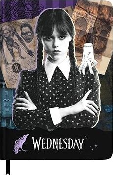 Netflix Wednesday: Thing – zápisník A5