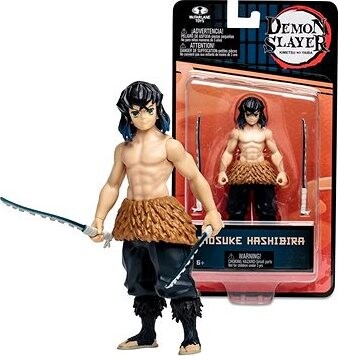 McFarlane Toys Demon Slayer akčná Jakks Pacific Figúrka Hashibira Inosuke 13 cm