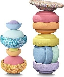 Stapelstein Summer Rainbow Sada complete pastel