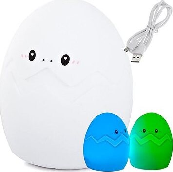 Verk nočná RGB lampička dotyková vajíčko USB