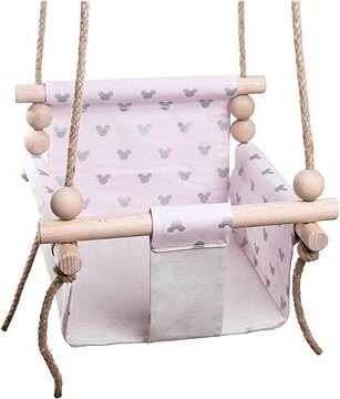 BaaVi Houpačka Swing růžoví myšáci
