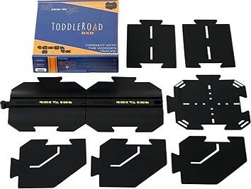 Toddleroad 2201 Železniční přejezd s doplňky 8 silikonových dílů