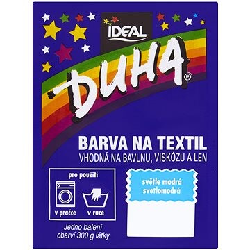 DUHA farba na textil svetlo modrá 15 g