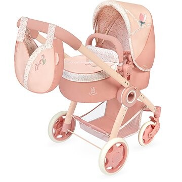 DeCuevas 80574 Skladací kočík 3 v 1 s taškou Tulipe 2025 – 70 cm