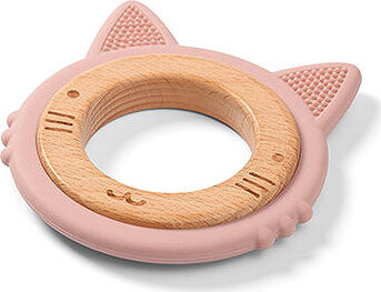 BabyOno dreveno-silikónové Kitten