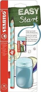 STABILO EASYgraph, školská sada modrá R, so strúhadlom a gumou