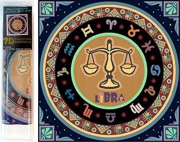 Norimpex 7D Znamenie zverokruhu Váhy 30 × 30 cm