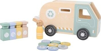 eliNeli Drevené smetiarske auto pre deti