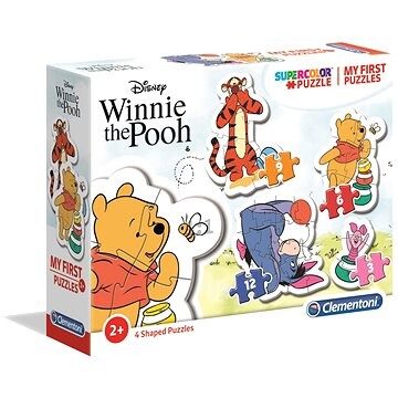 Clementoni Moje prvé puzzle Medvedík Pú 4 v 1 (2, 3, 4, 5 dielikov)