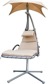 ROJAPLAST Záhradná hojdačka závesná, béžová