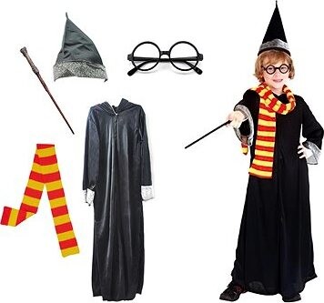 FunCo Detský kostým Harry Potter s doplnkami 122 – 134 L