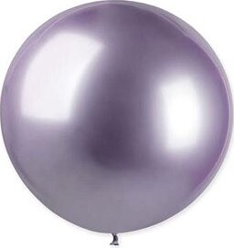 Balóniky chrómované 5 ks fialové lesklé – 80 cm