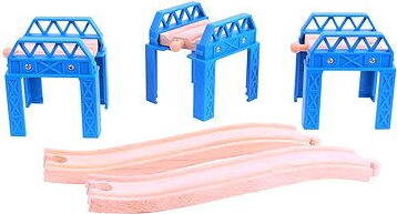 Drevené vláčikové dráhy – Sada mostnej konštrukcie