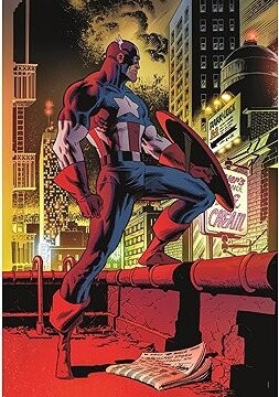 CLEMENTONI Puzzle Marvel: Kapitán Amerika 1000 dielikov