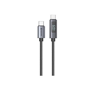 Swissten LCD kábel USB-C/USB-C 1,5 m