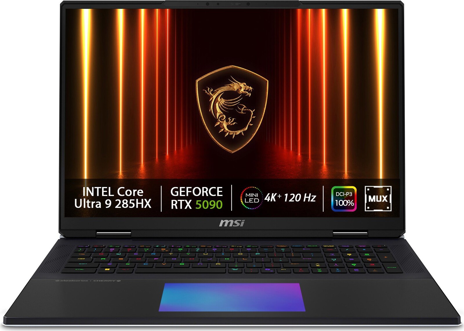 MSI Titan 18 HX AI A2XWJG-224CZ kovový