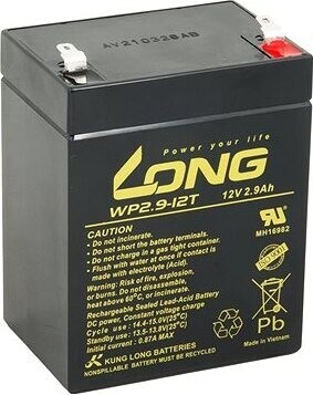 Long batéria 12 V 2,9 Ah F1 (WP2.9-12T)