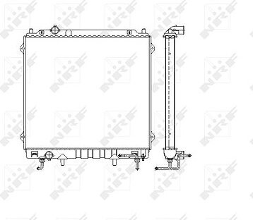 NRF Chladič, chladenie motora 53479