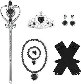 FunCo Wednesday veľká sada doplnkov s rukavicami a šperkami 9 v 1