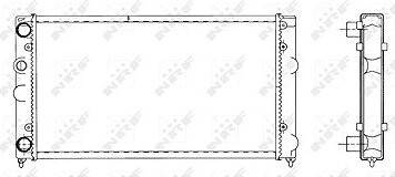 NRF Chladič motora 519501