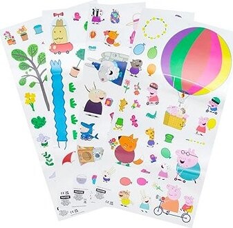 Peppa Pig: Characters – Samolepky na stenu