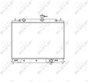 NRF Chladič, chladenie motora 53492