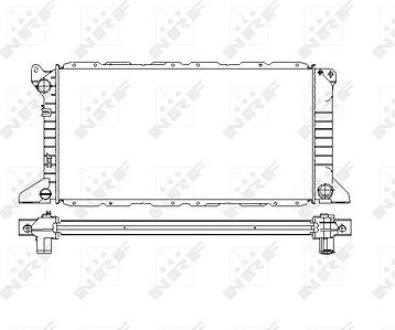 NRF Chladič motora 54754